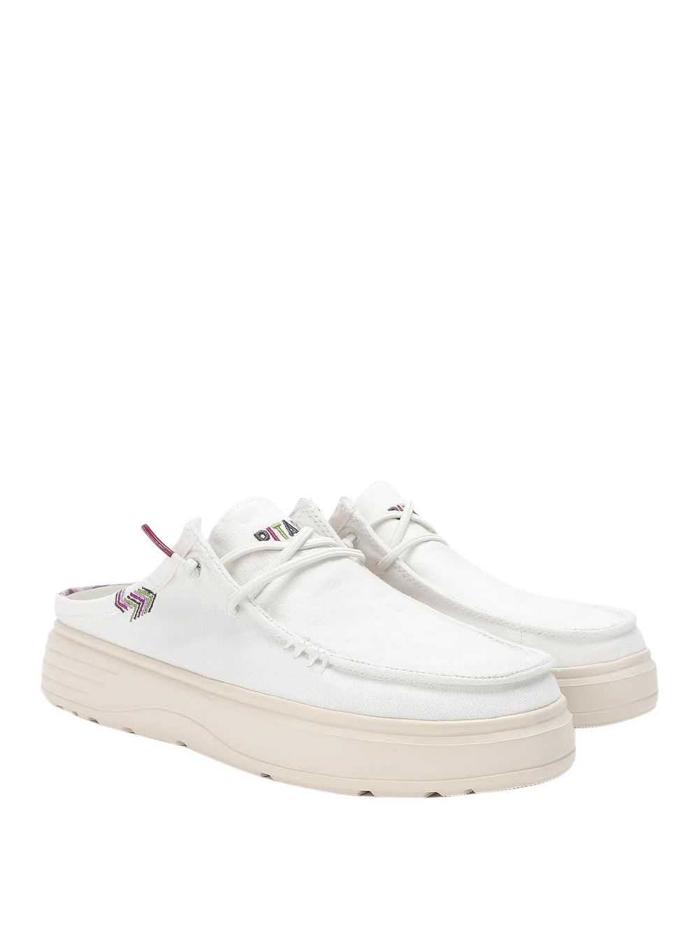 PITAS Sabot Moc toe Donna - Bianco modello CAPARICA