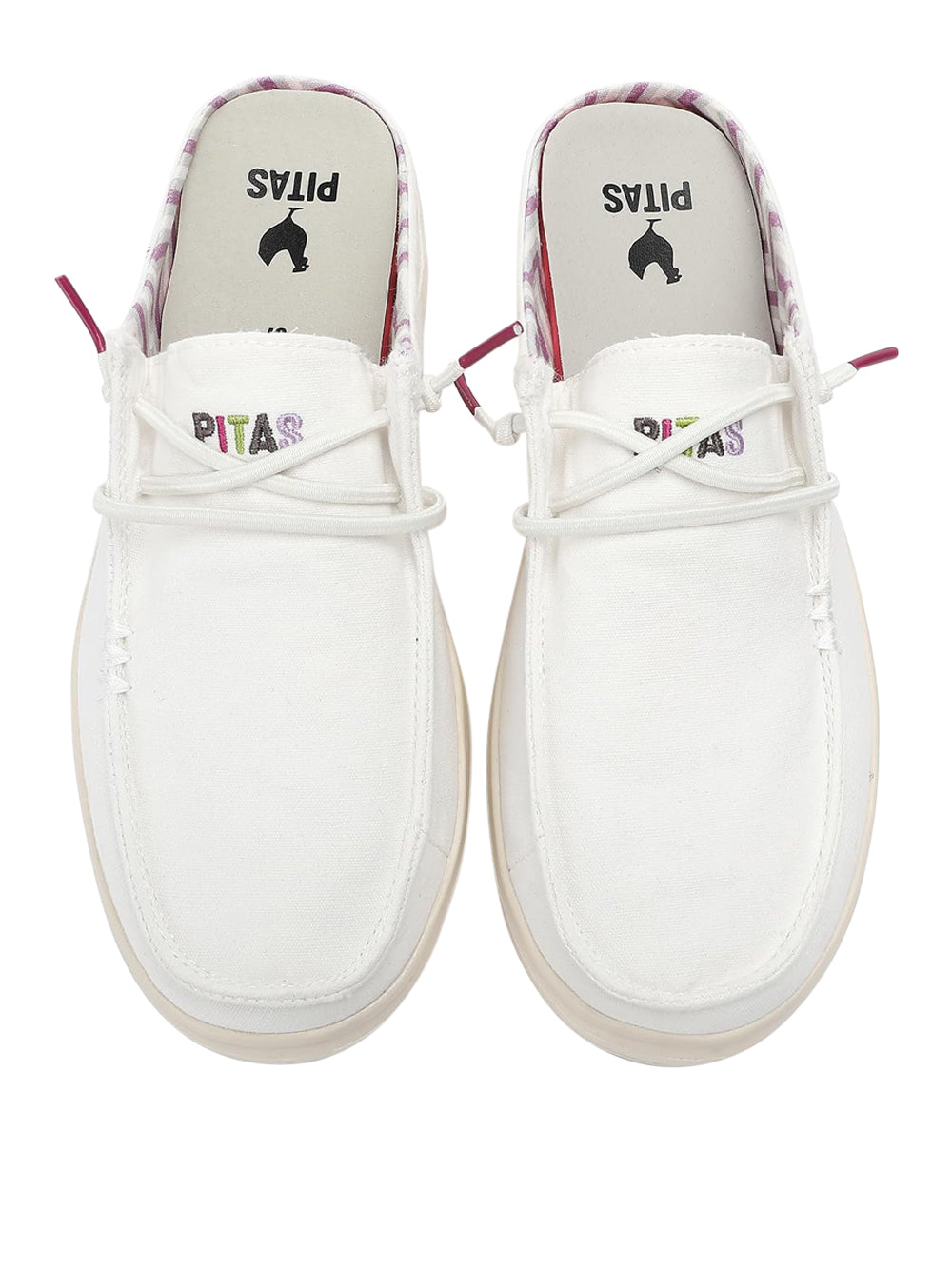 PITAS Sabot Moc toe Donna - Bianco modello CAPARICA
