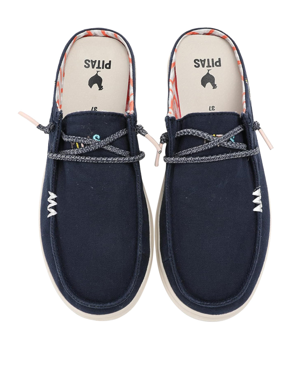PITAS Sabot Moc toe Donna - Blu modello CAPARICA