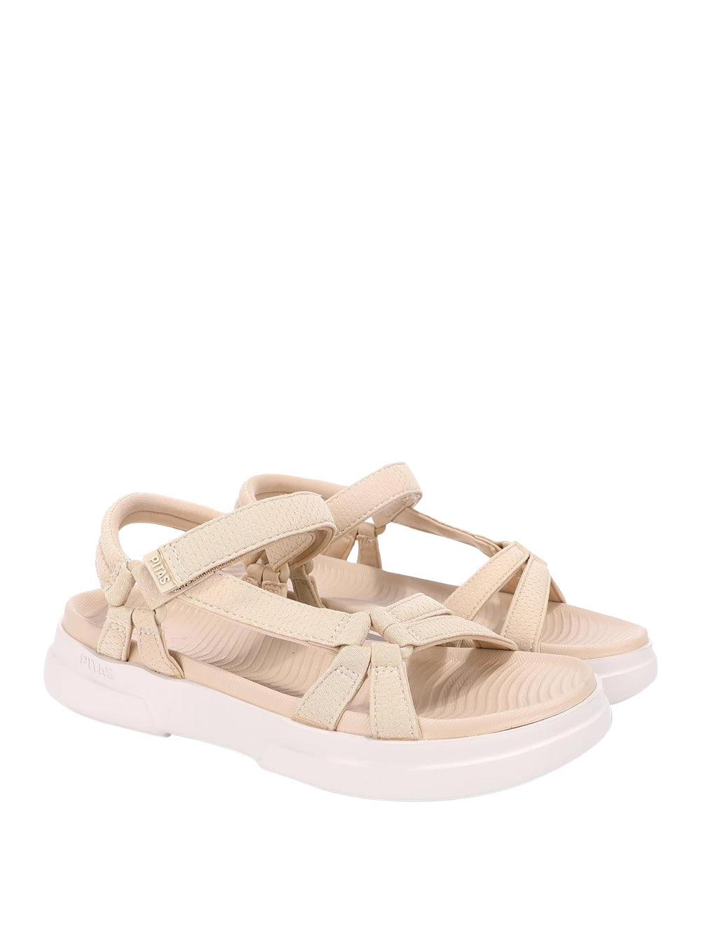 PITAS Sandali Donna - Beige modello CLAIRE
