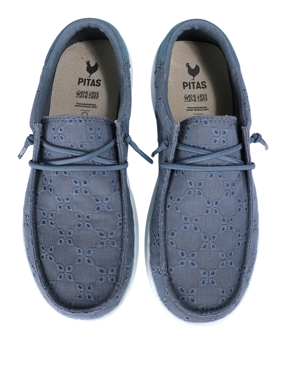 PITAS Slip-on Moc toe Donna - Azzurro modello LOTTO