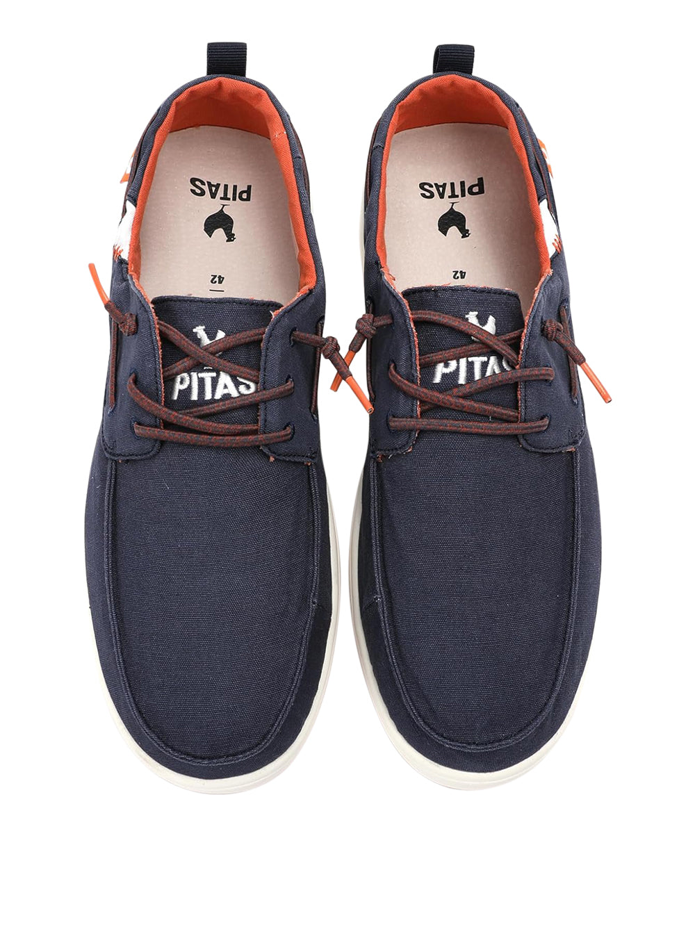 PITAS Slip-on Moc toe Uomo - Blu modello MAUI