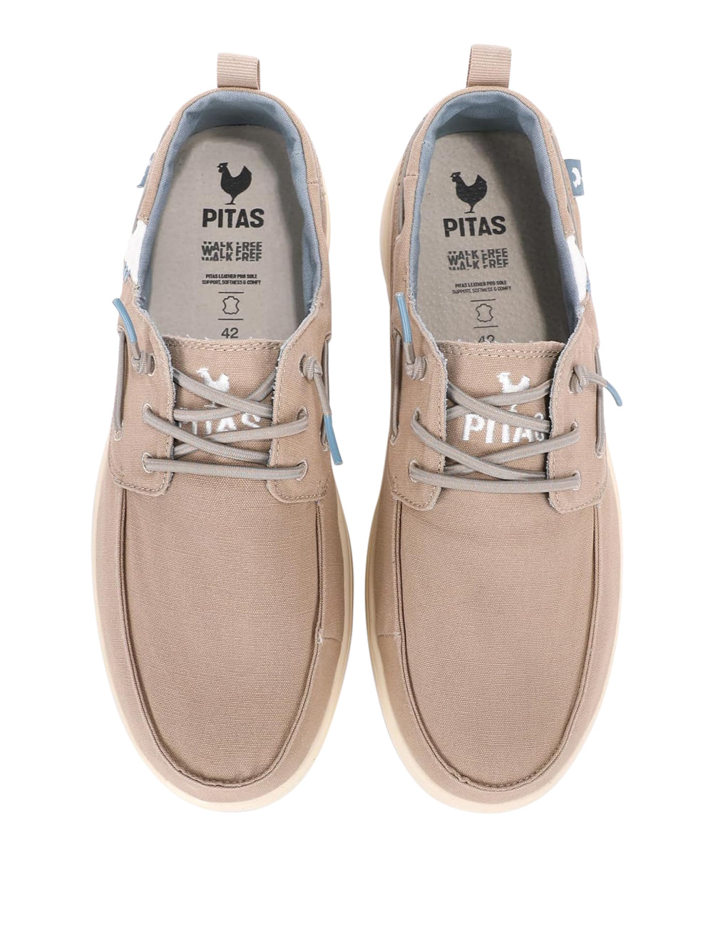 PITAS Slip-on Moc toe Uomo - Beige modello MAUI