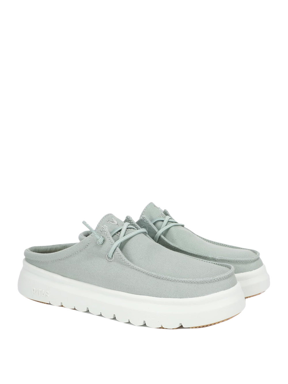 PITAS Sabot Moc toe Donna - Verde modello MONACO