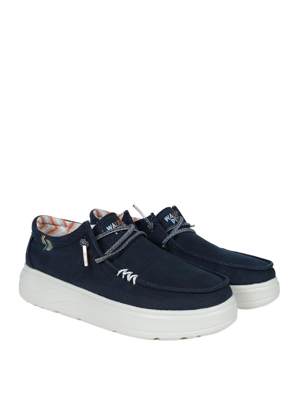 PITAS Slip-on Moc toe Donna - Blu modello NATAL