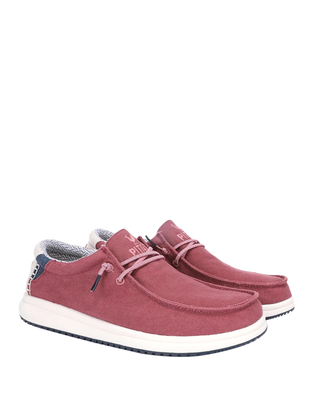 PITAS Slip-on Moc toe Uomo - Rosso modello NÍAS