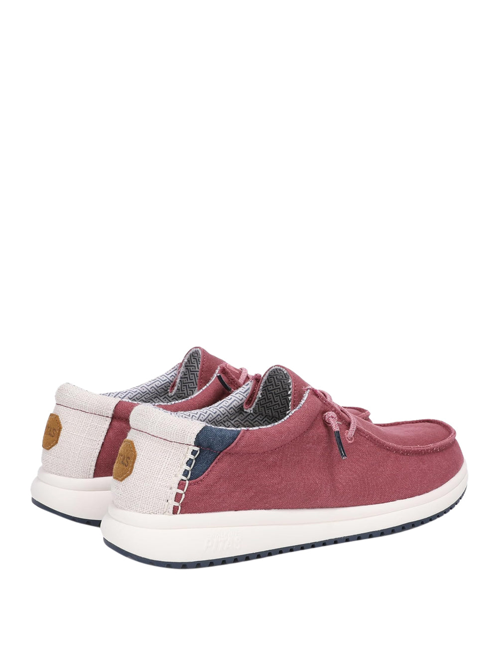 PITAS Slip-on Moc toe Uomo - Rosso modello NÍAS