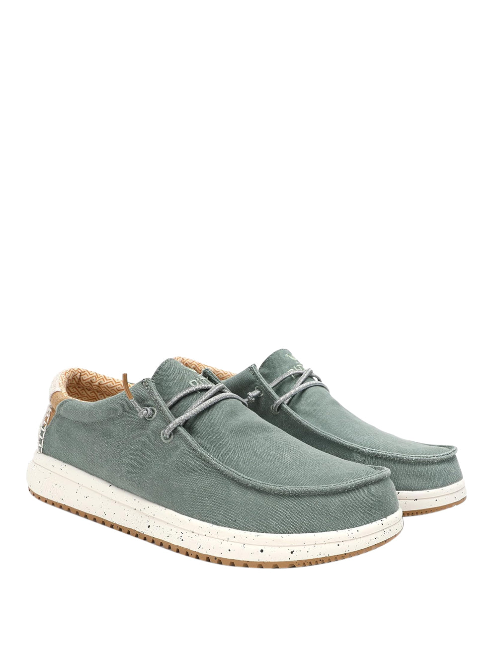 PITAS Slip-on Moc toe Uomo - Verde modello NÍAS