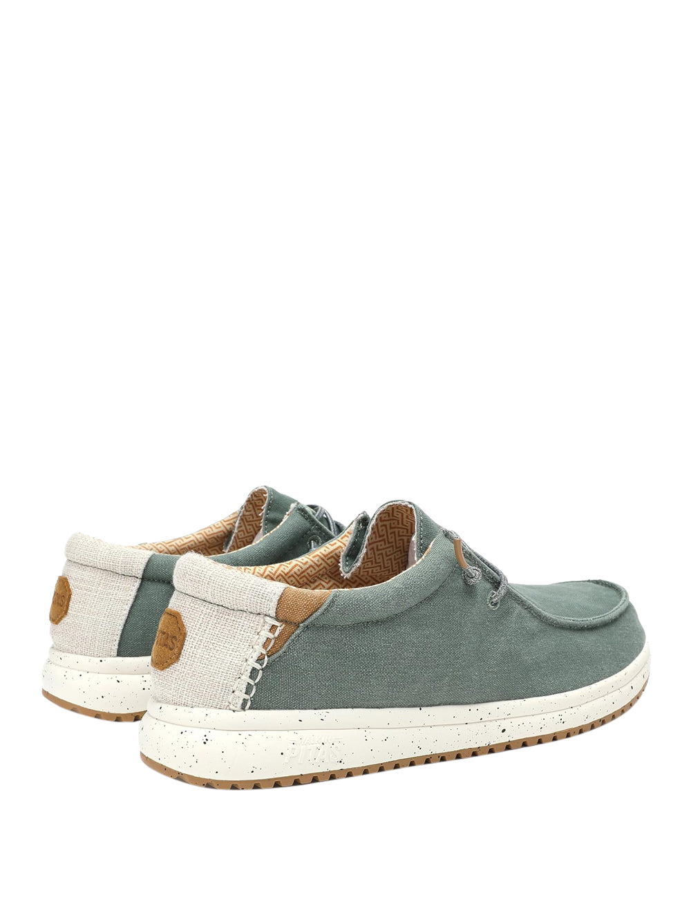 PITAS Slip-on Moc toe Uomo - Verde modello NÍAS