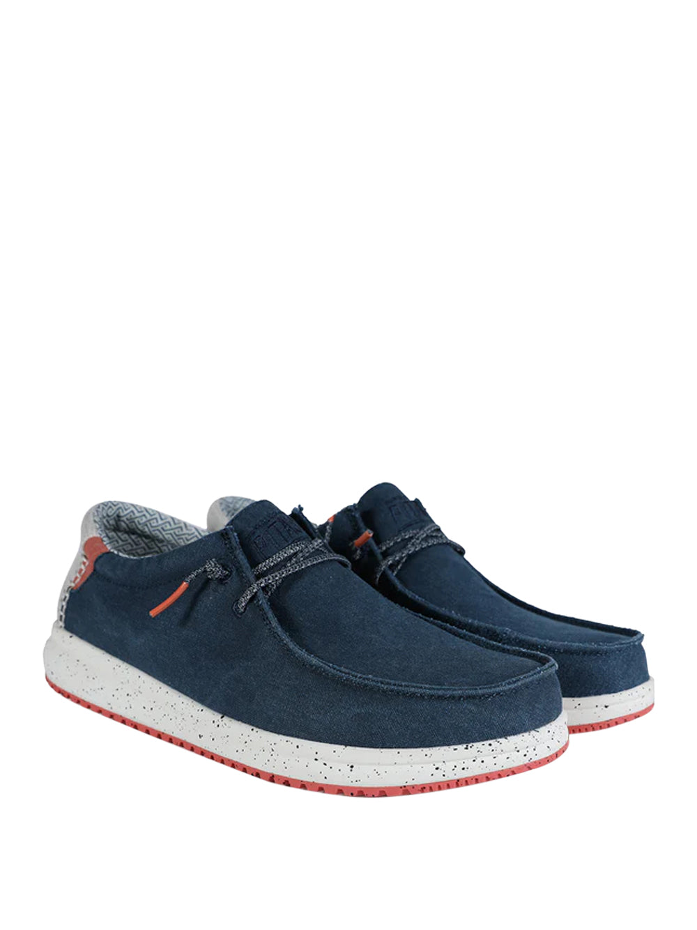 PITAS Slip-on Moc toe Uomo - Blu modello NÍAS