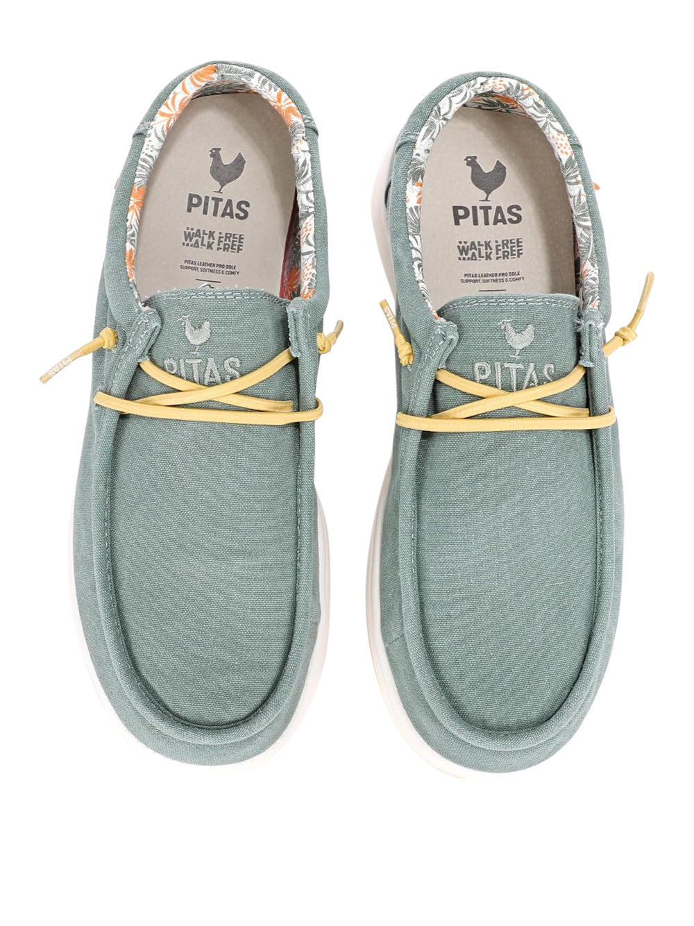 PITAS Slip-on Moc toe Uomo - Verde modello PATH
