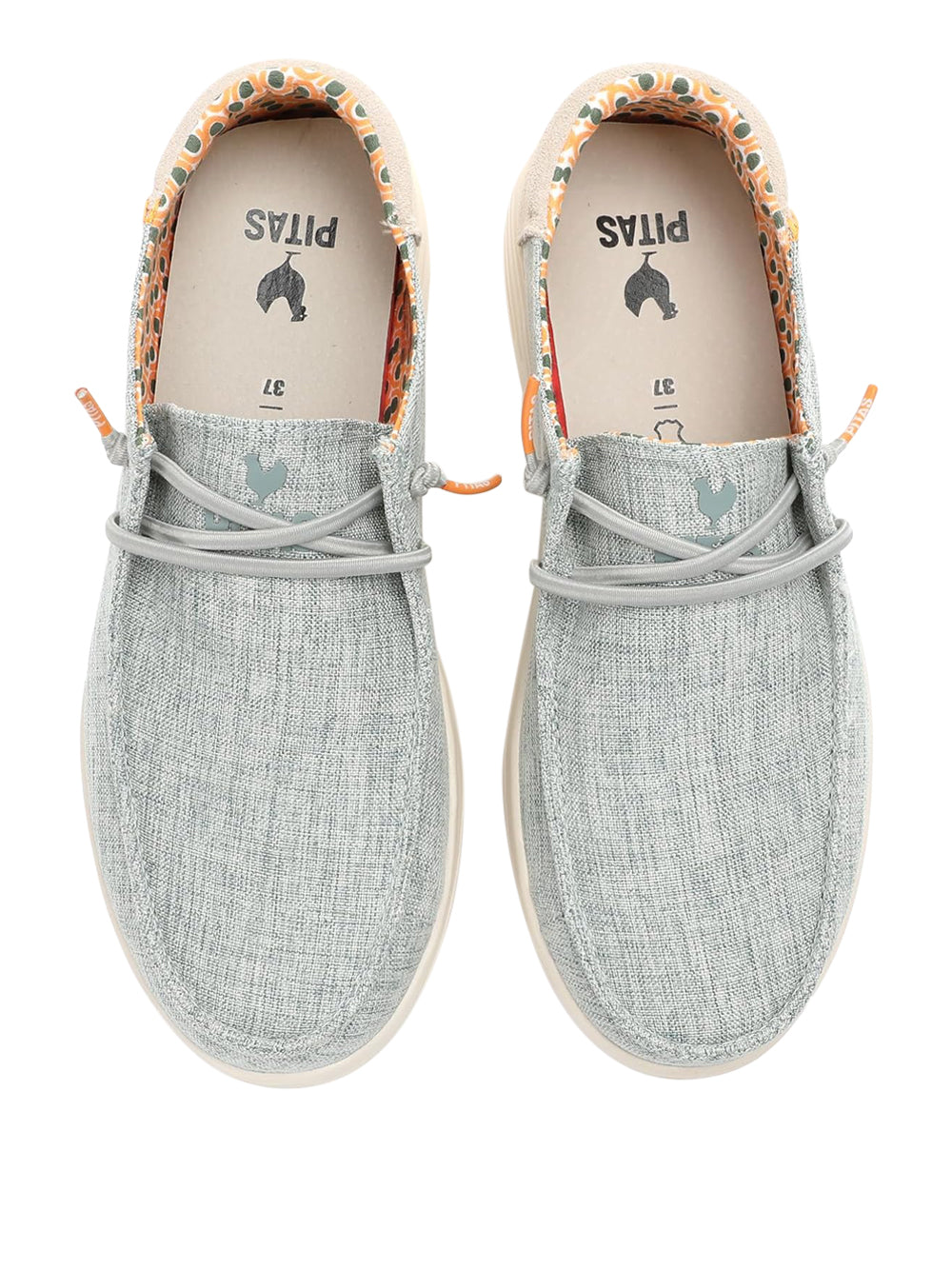 PITAS Slip-on Moc toe Donna - Verde modello POPPY