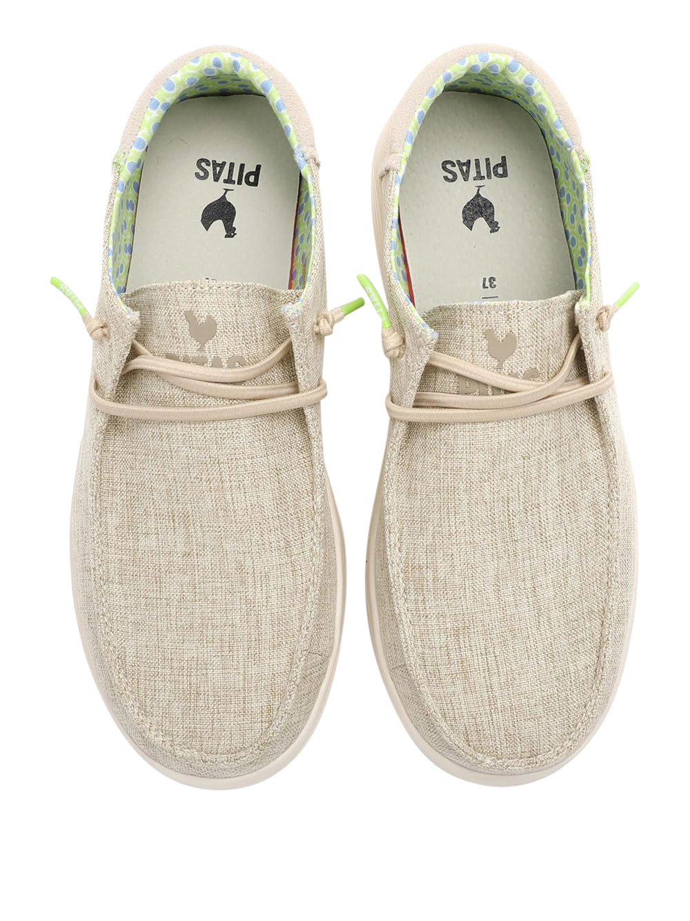 PITAS Slip-on Moc toe Donna - Beige modello POPPY