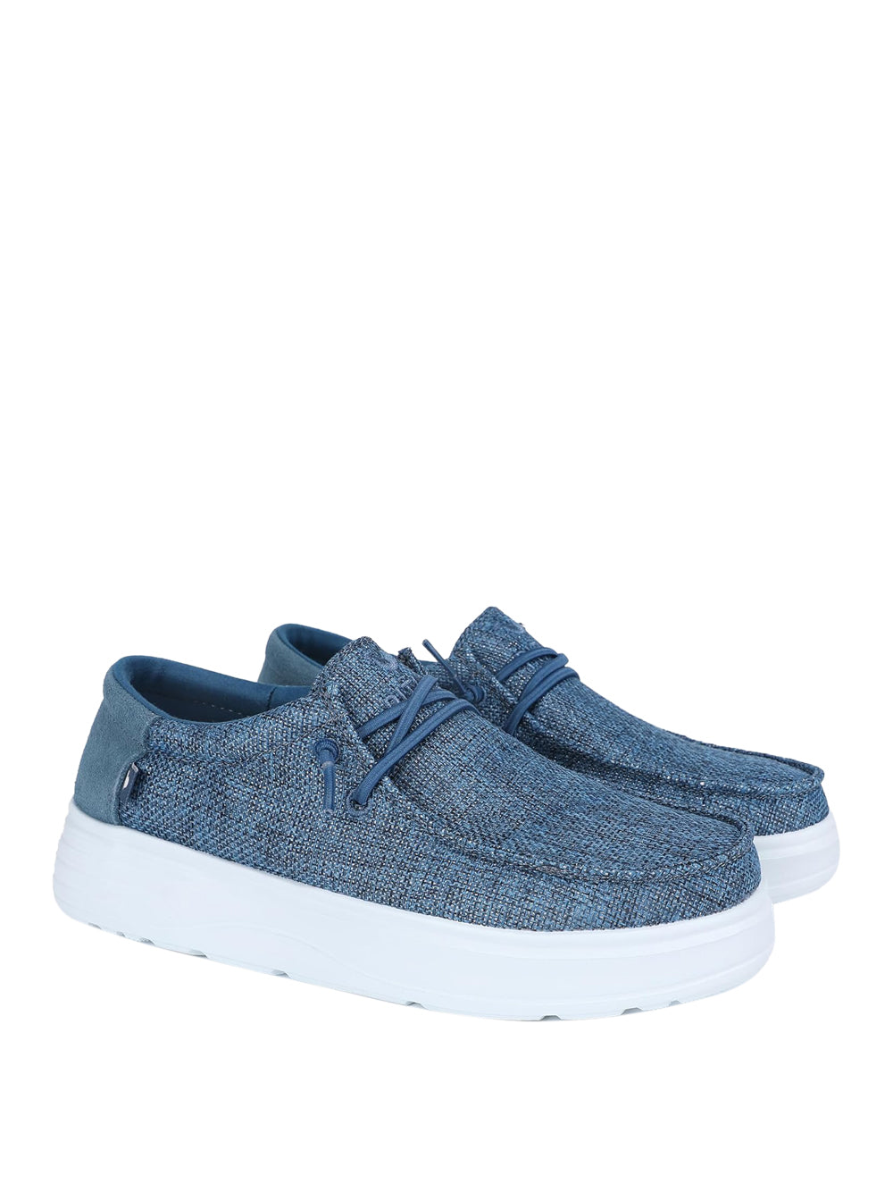 PITAS Slip-on Moc toe Donna - Azzurro modello ROBIN
