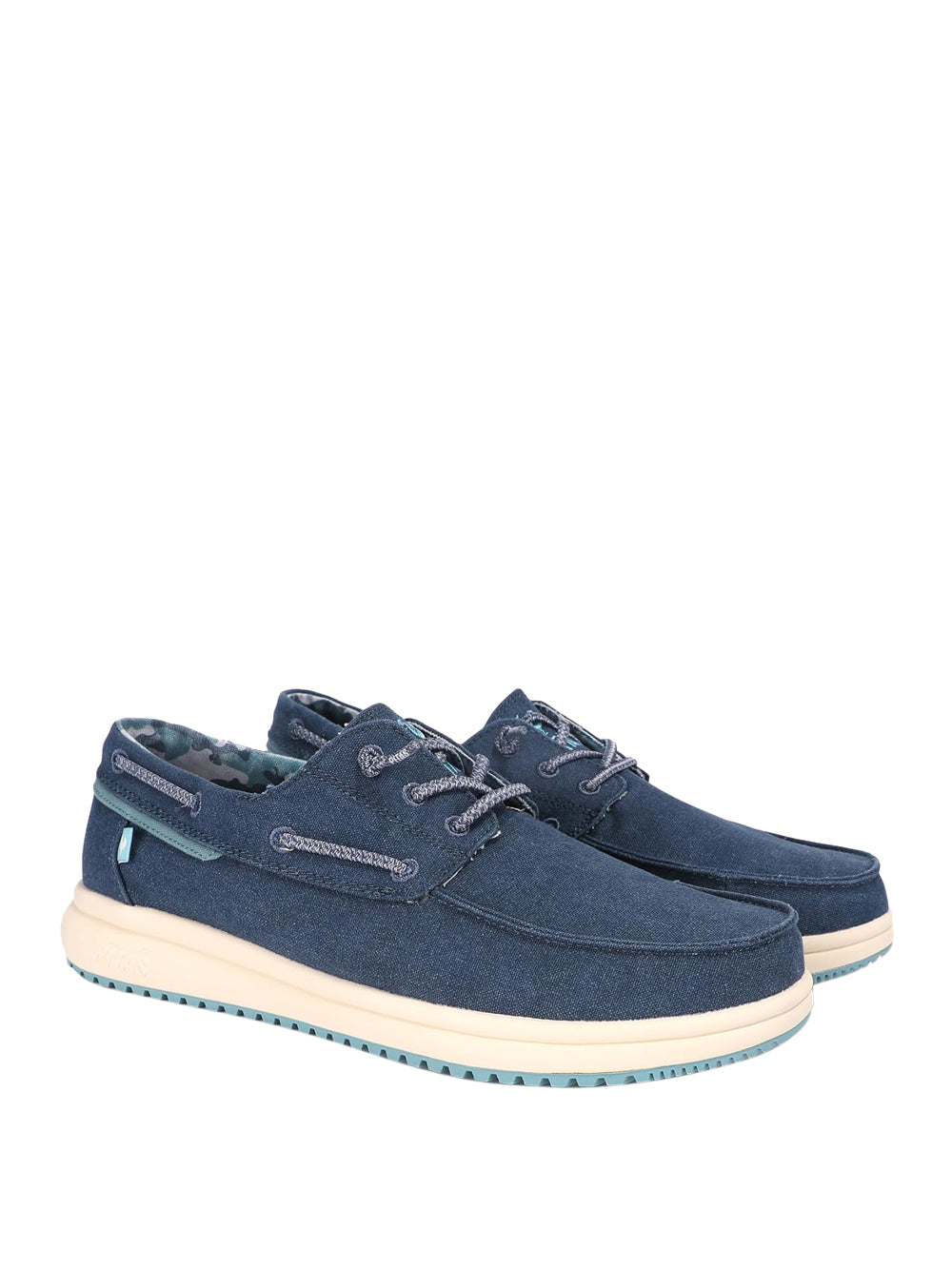 PITAS Slip-on Moc toe Uomo - Blu modello TULUM