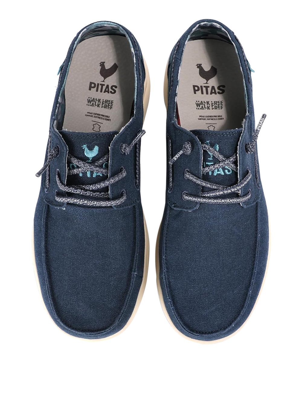PITAS Slip-on Moc toe Uomo - Blu modello TULUM