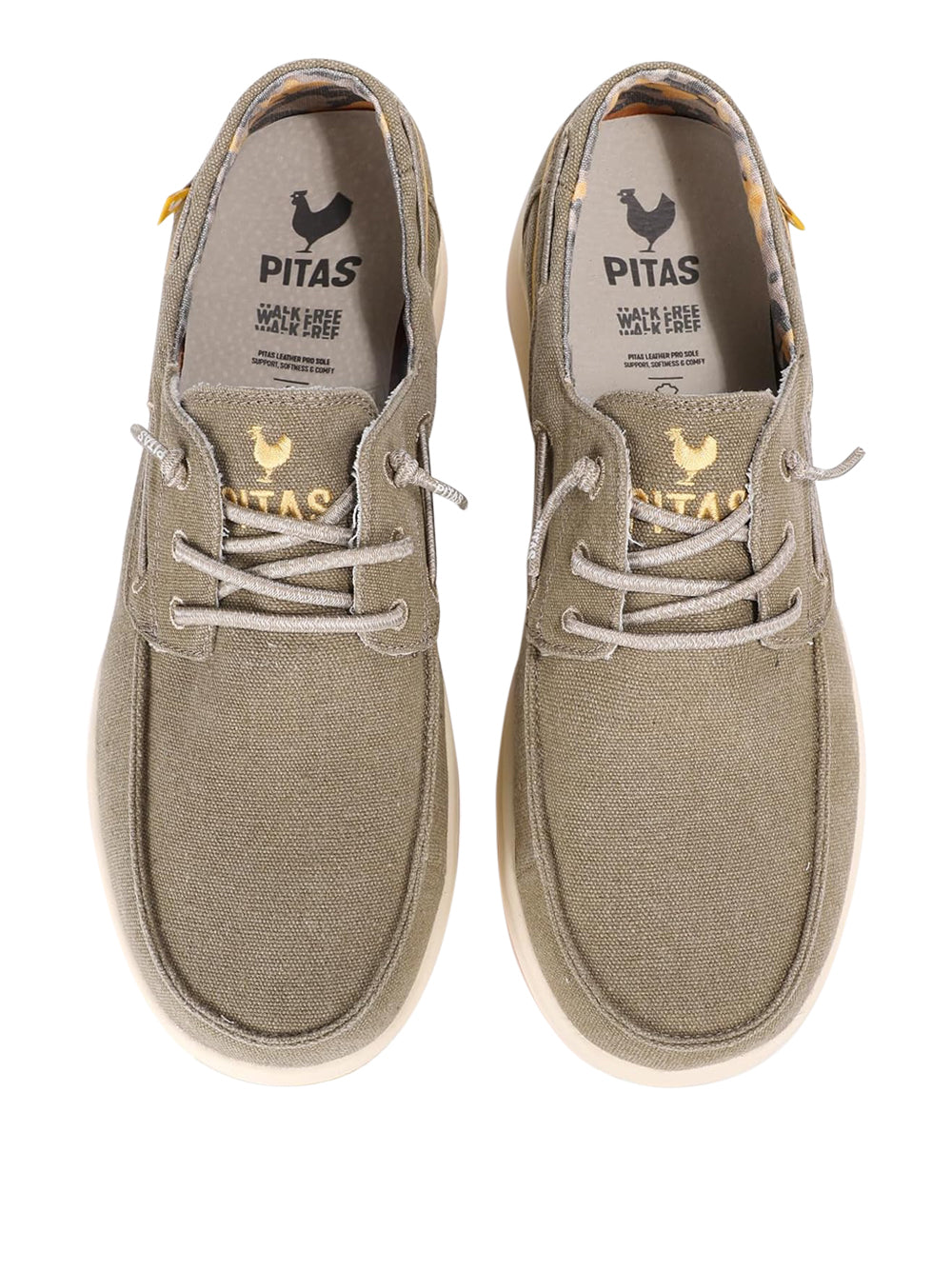 PITAS Slip-on Moc toe Uomo - Beige modello TULUM