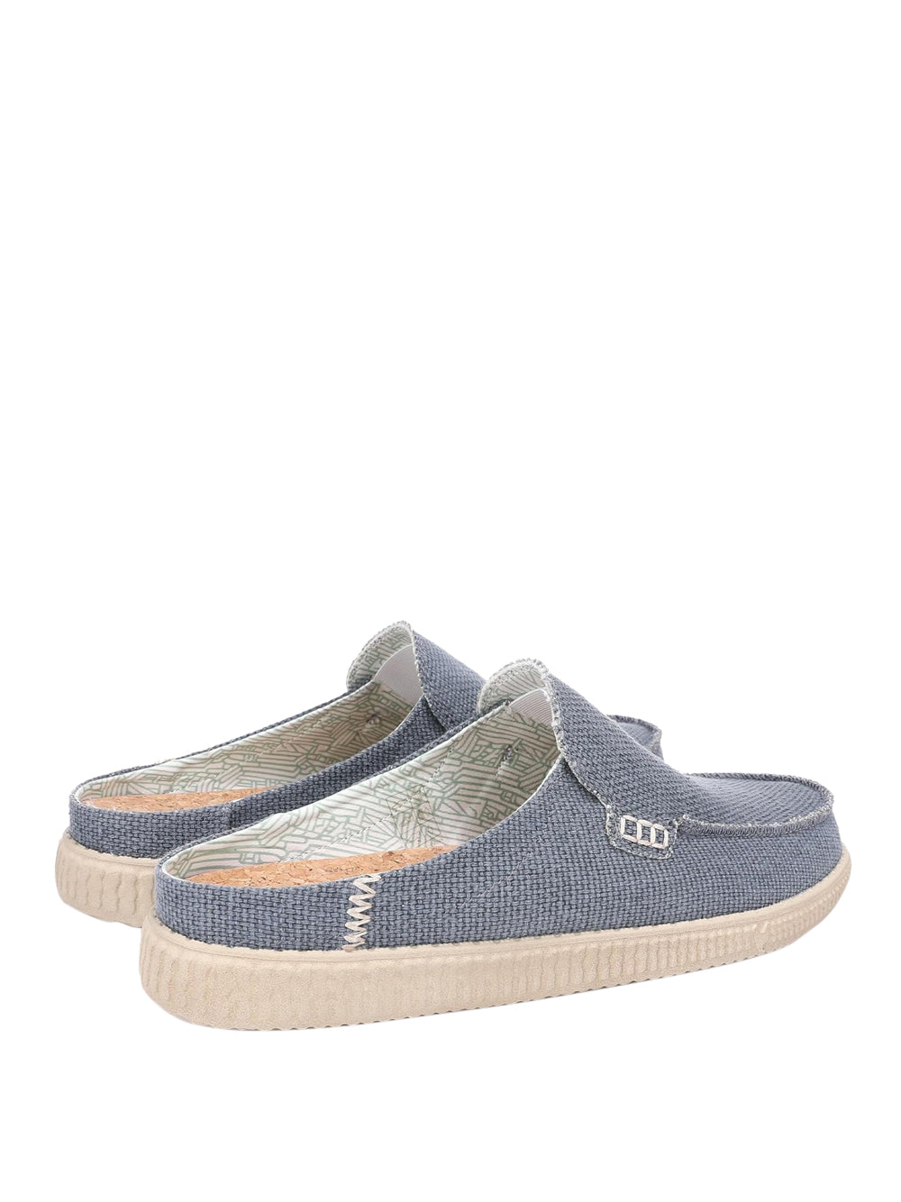 PITAS Sabot Moc toe Uomo - Azzurro modello WP150 EDDIE