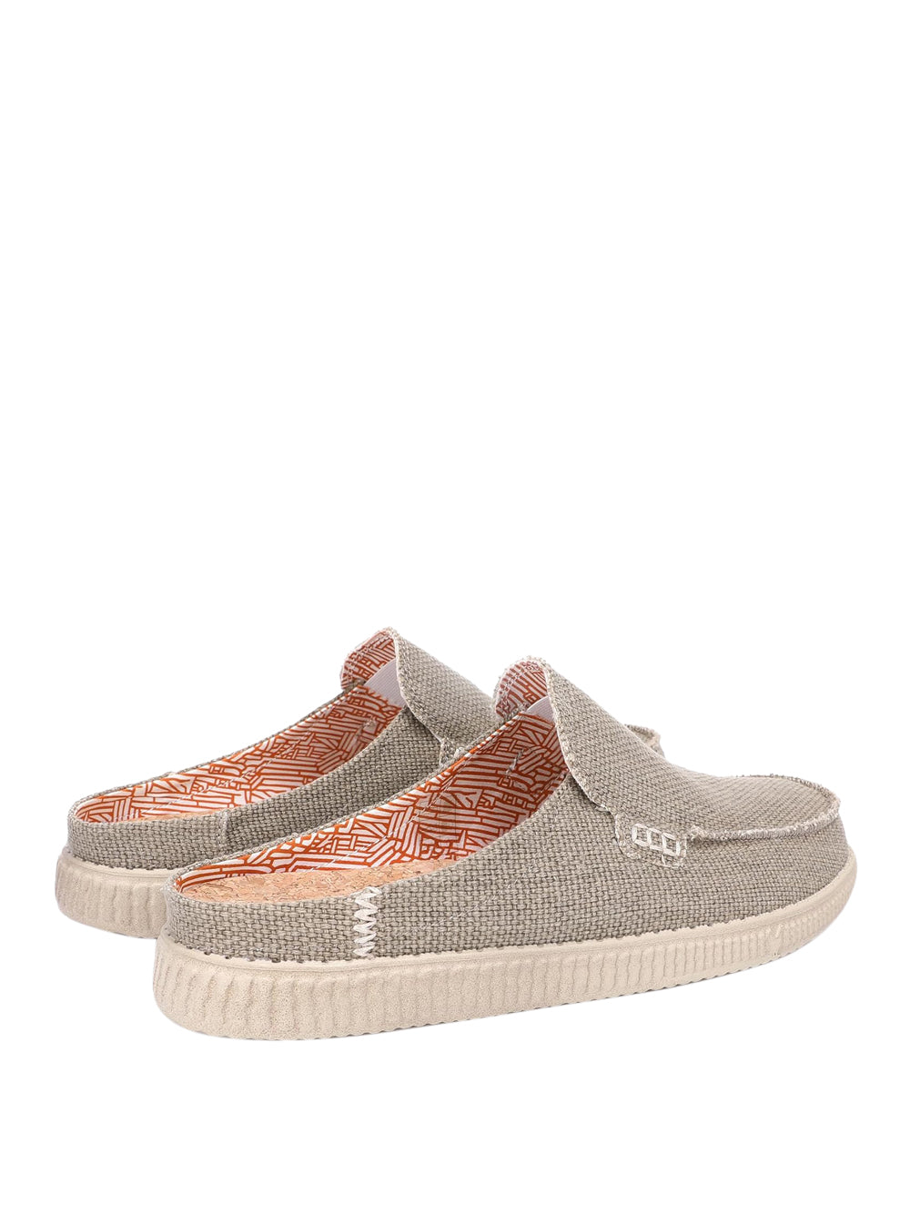 PITAS Sabot Moc toe Uomo - Taupe modello WP150 EDDIE