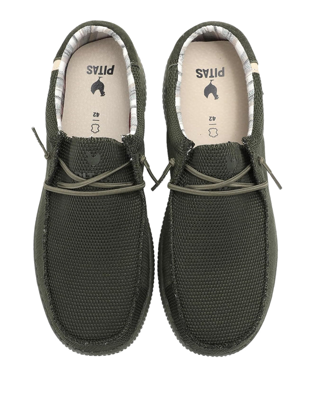 PITAS Slip-on Moc toe Uomo - Kaki modello WP150 LCA