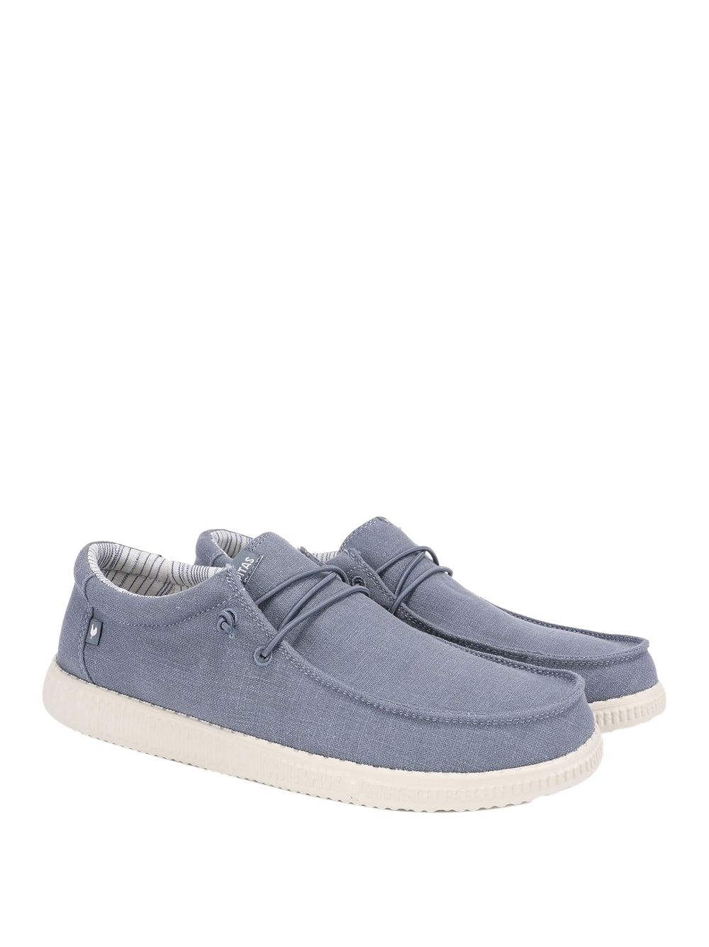 PITAS Slip-on Moc toe Uomo - Azzurro modello WP150 LNN