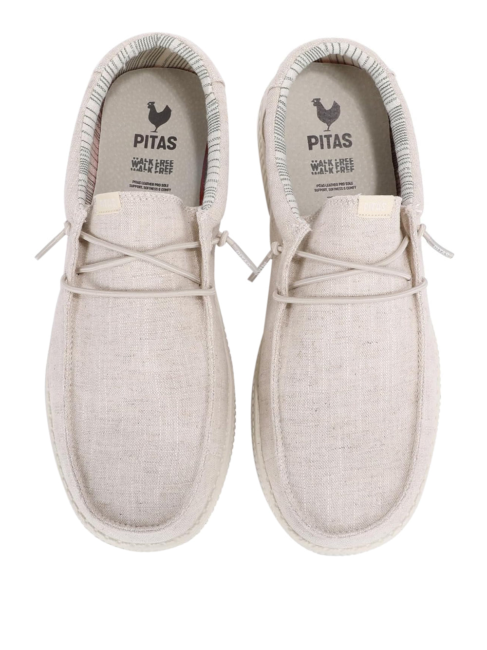 PITAS Slip-on Moc toe Donna - Beige modello WP150 LNN