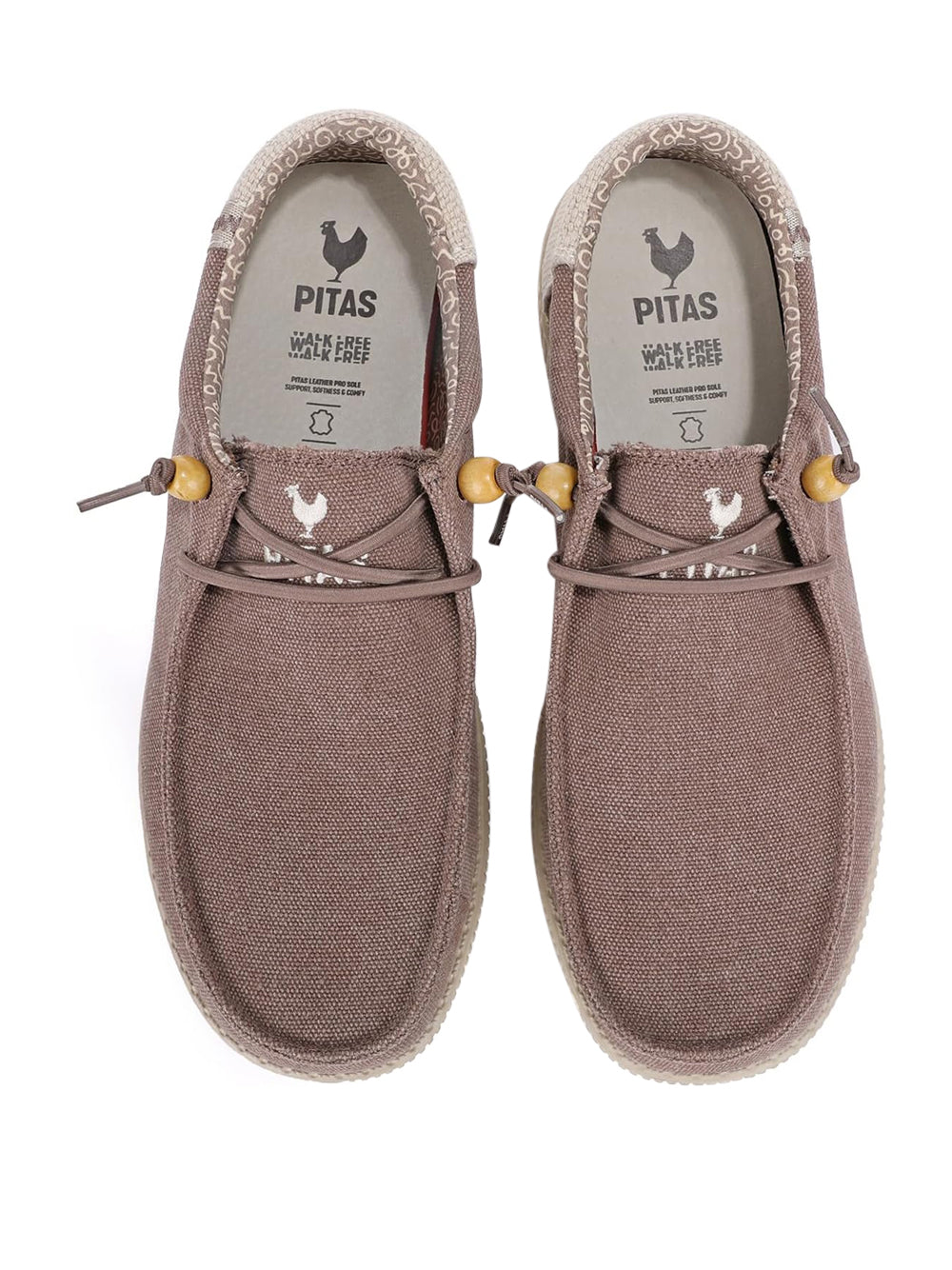 PITAS Slip-on Moc toe Uomo - Marrone modello WP150 RYAN