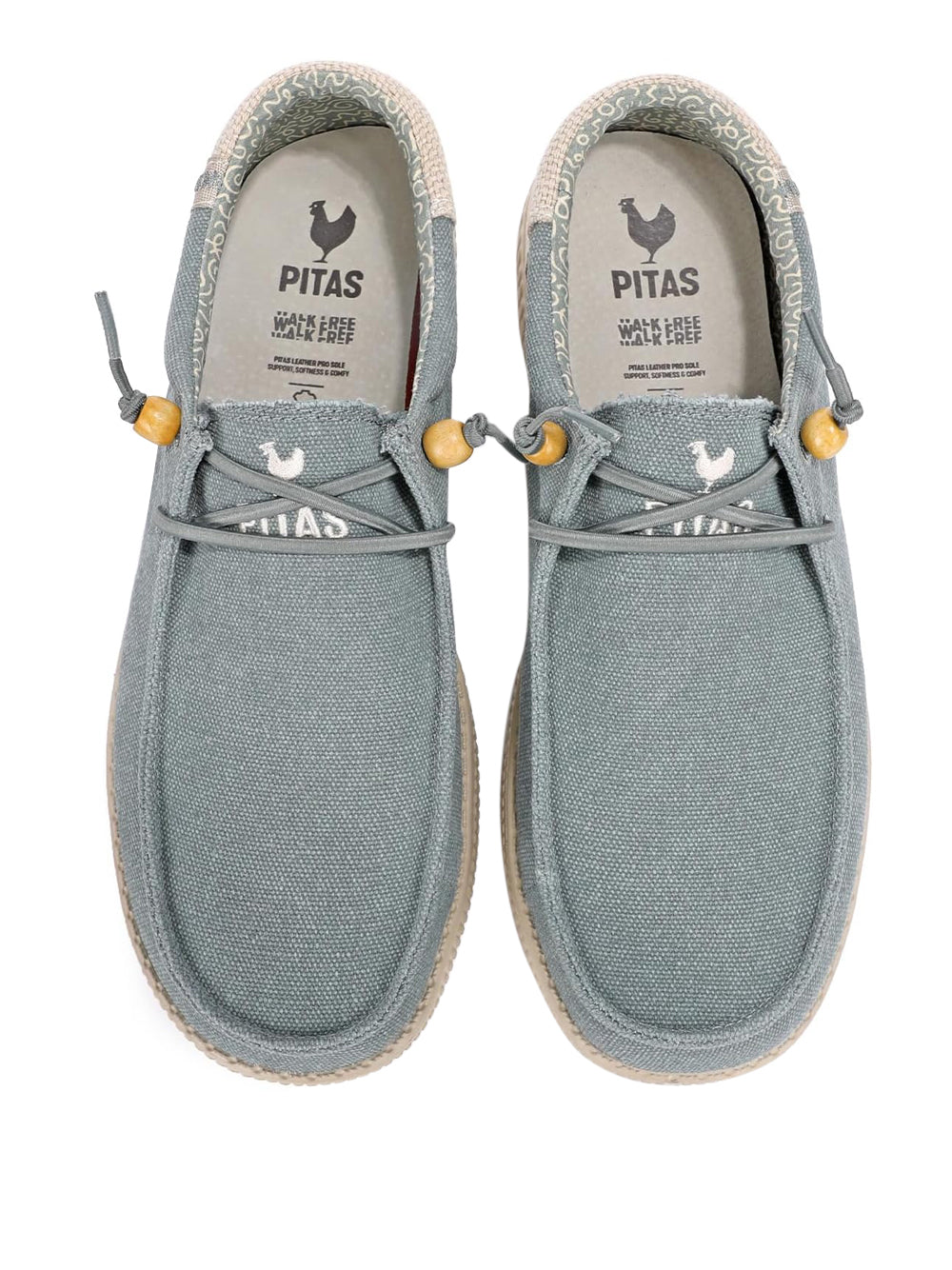 PITAS Slip-on Moc toe Uomo - Verde modello WP150 RYAN