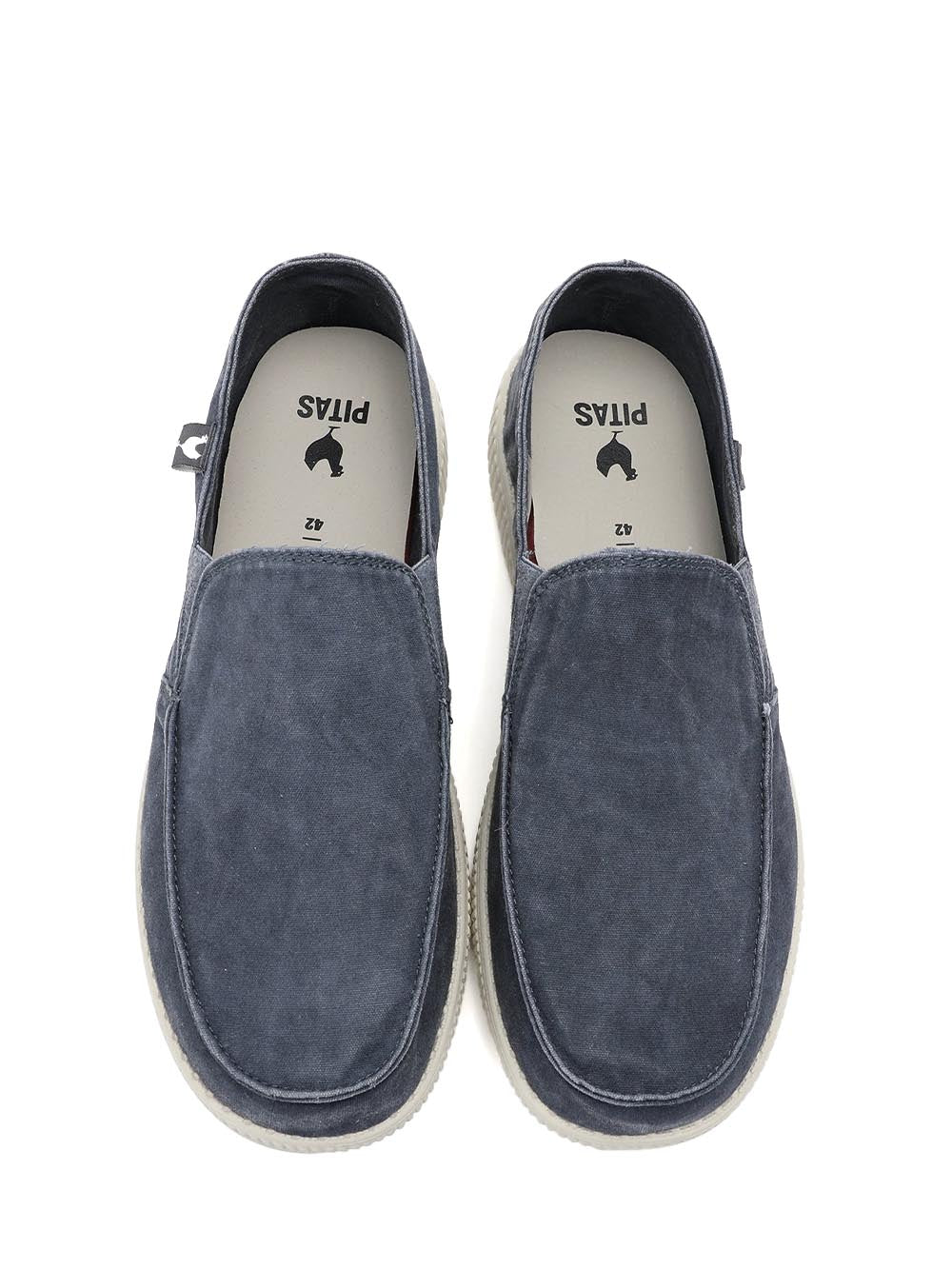 PITAS Slip-on Moc toe Uomo - Blu modello WP150 SOW