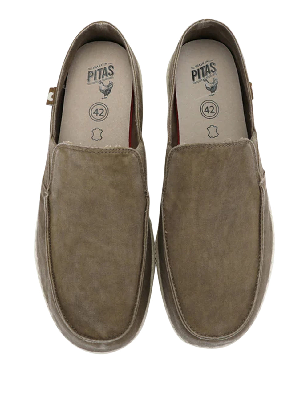 PITAS Slip-on Moc toe Uomo - Taupe modello WP150 SOW