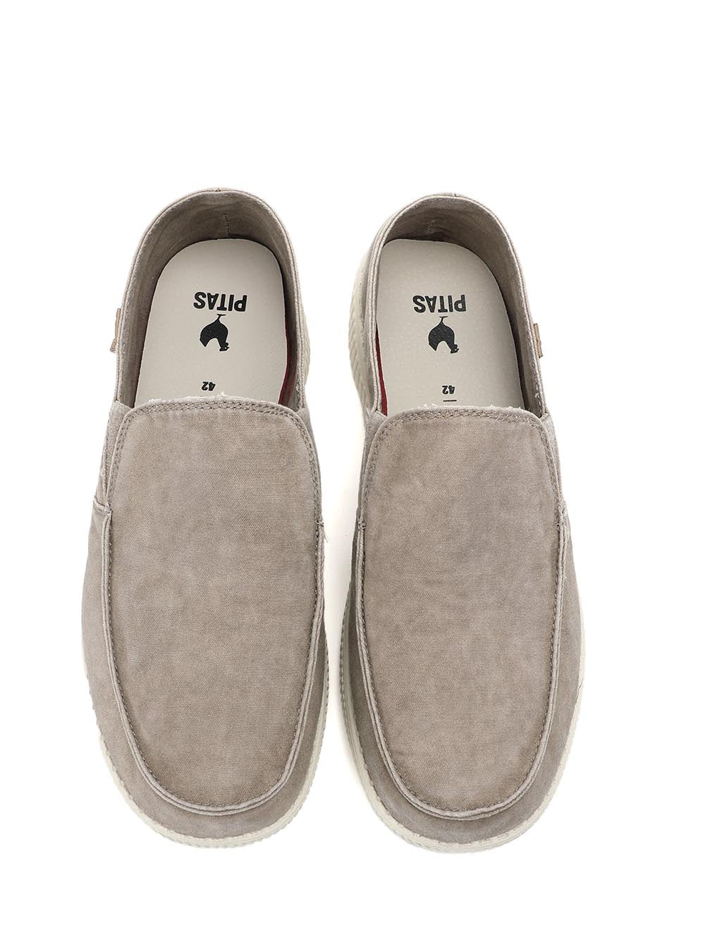 PITAS Slip-on Moc toe Uomo - Beige modello WP150 SOW