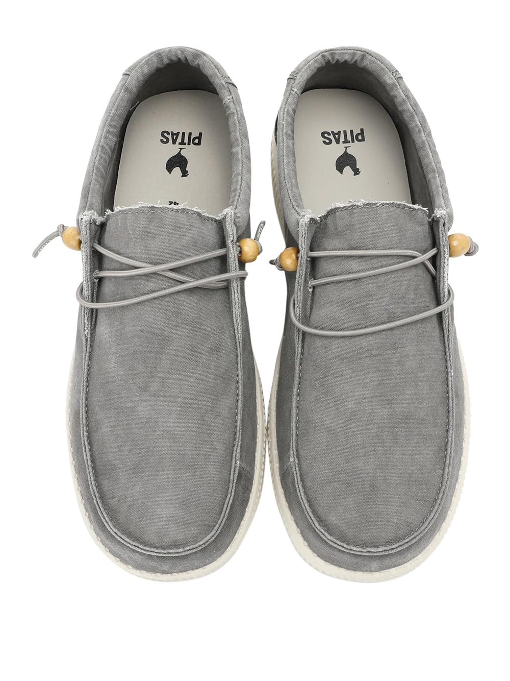 PITAS Slip-on Moc toe Uomo - Grigio modello WP150 WLW
