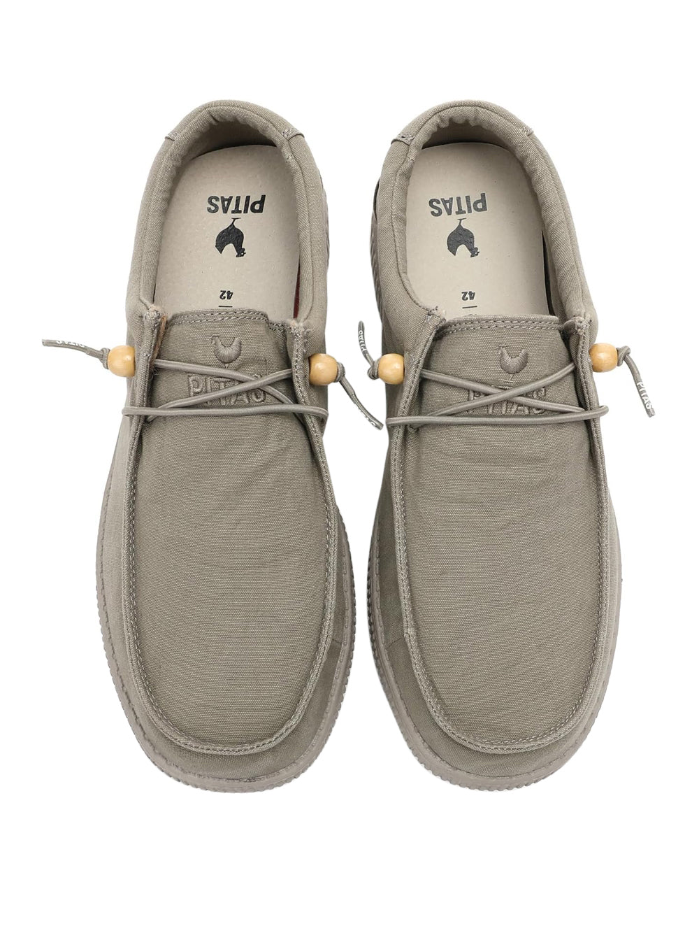 PITAS Slip-on Moc toe Uomo - Tortora modello WP150 WLW