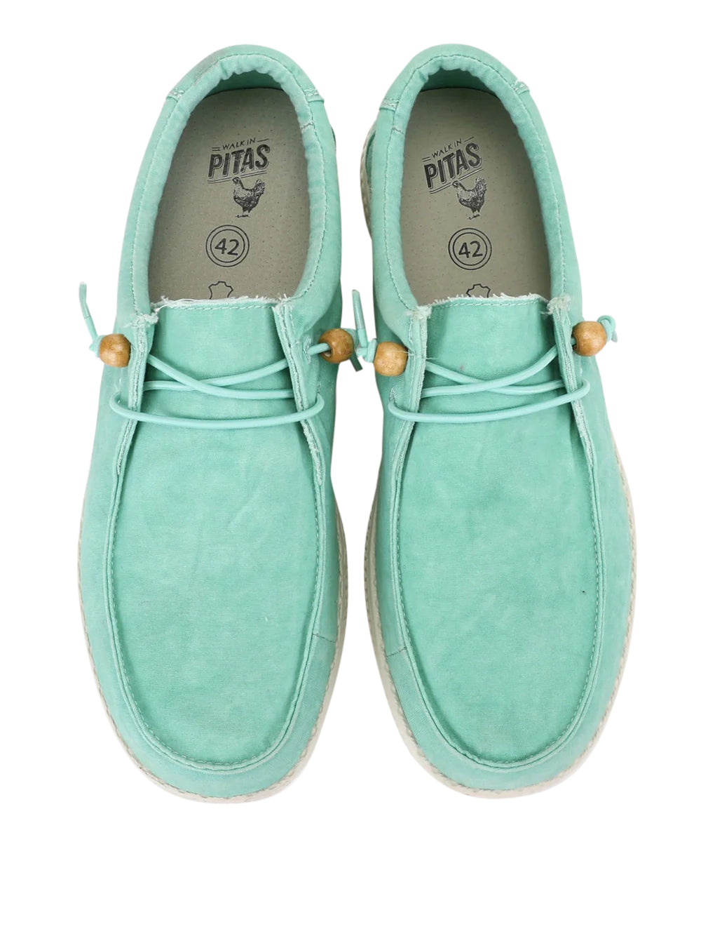 PITAS Slip-on Moc toe Uomo - Verde modello WP150 WLW