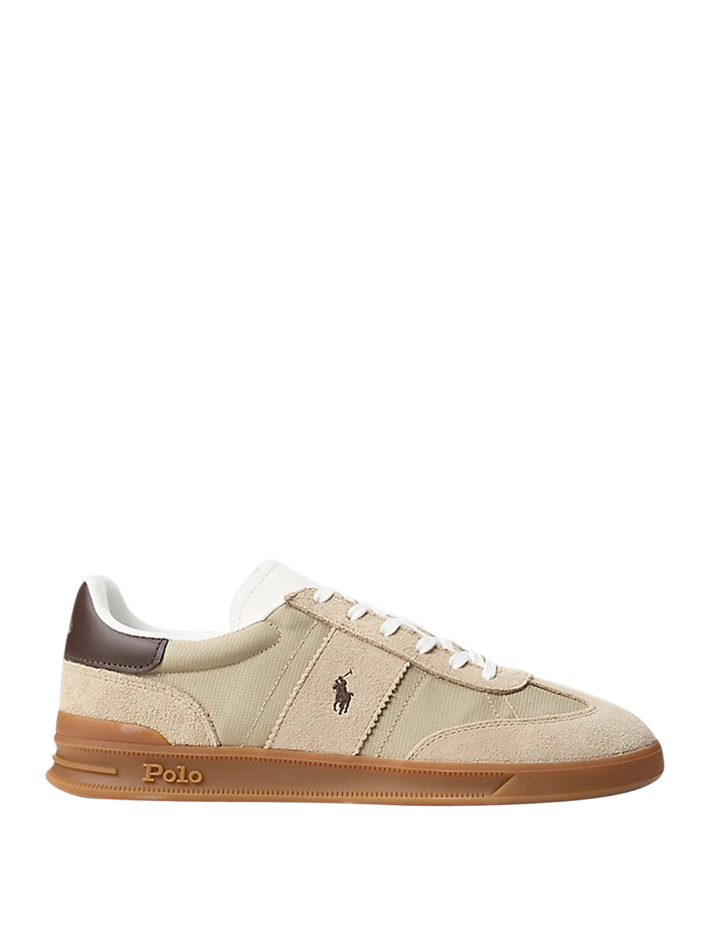 POLO RALPH LAUREN Sneakers Uomo - Beige modello 809P09761004