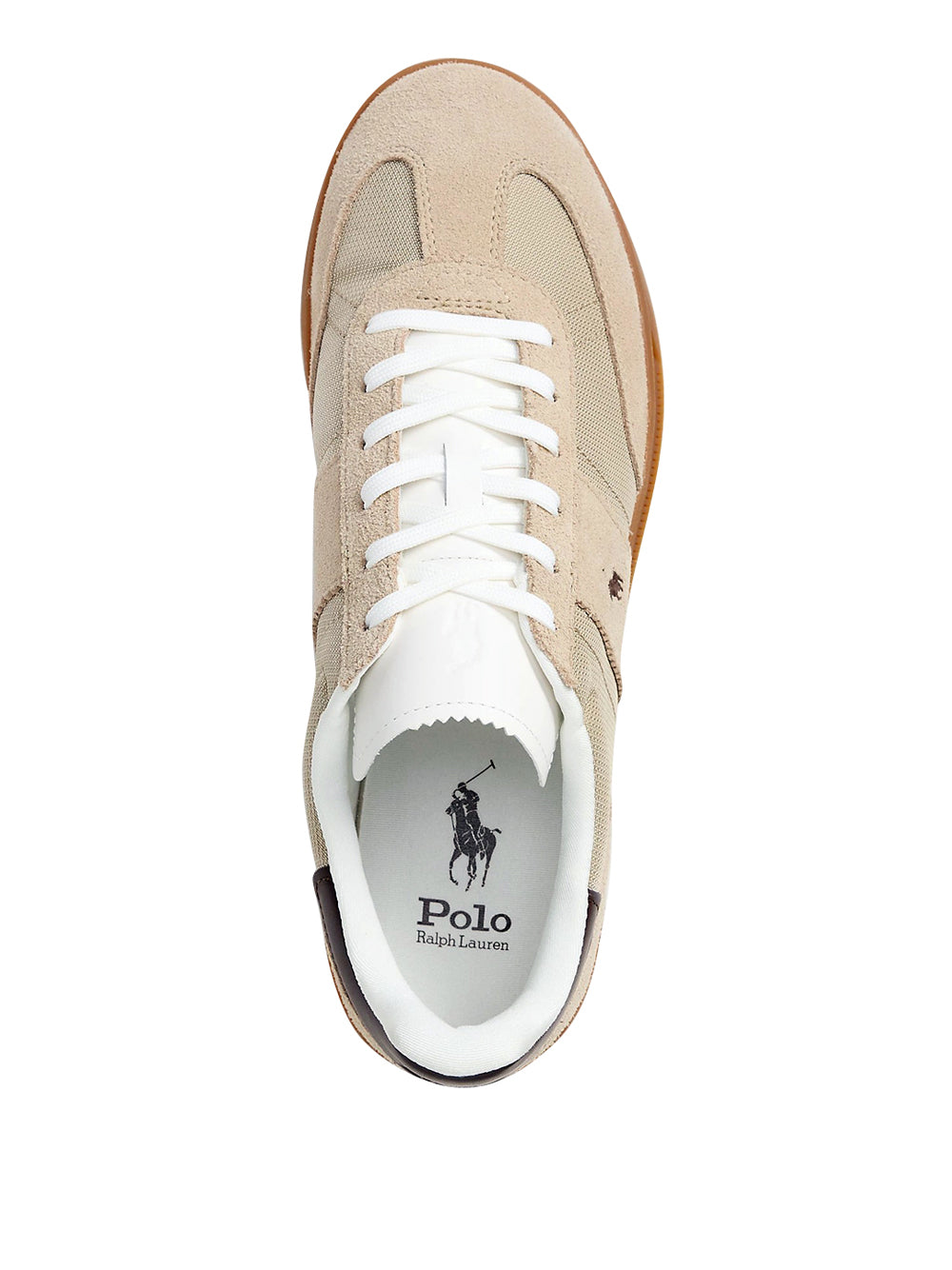 POLO RALPH LAUREN Sneakers Uomo - Beige modello 809P09761004