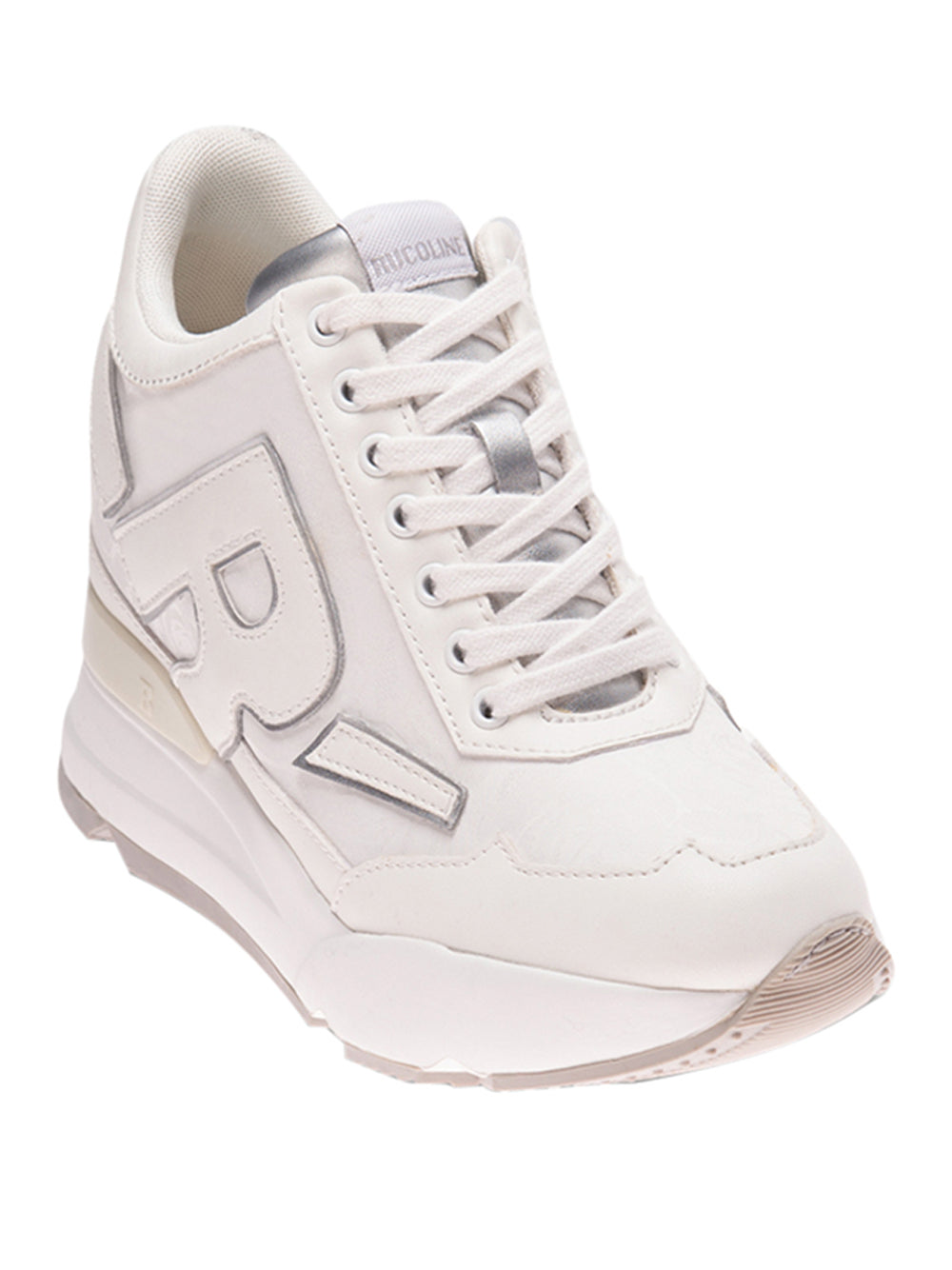 RUCOLINE Sneakers con zeppa Donna - Bianco modello R-EVOLVE