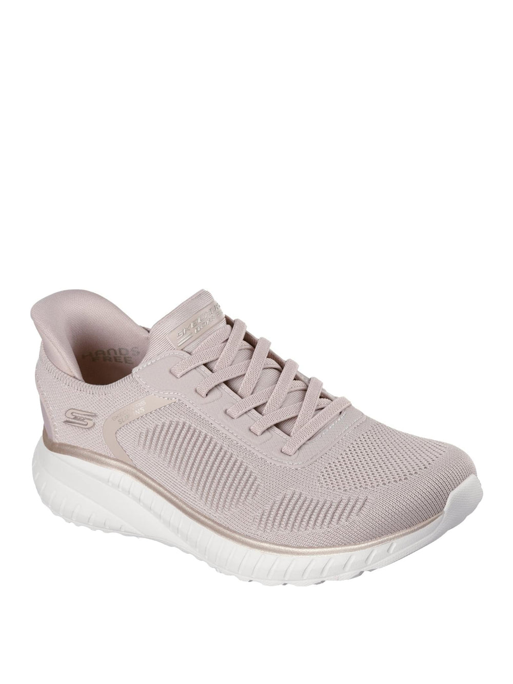 SKECHERS Sneakers slip-in Donna - Beige modello 117497
