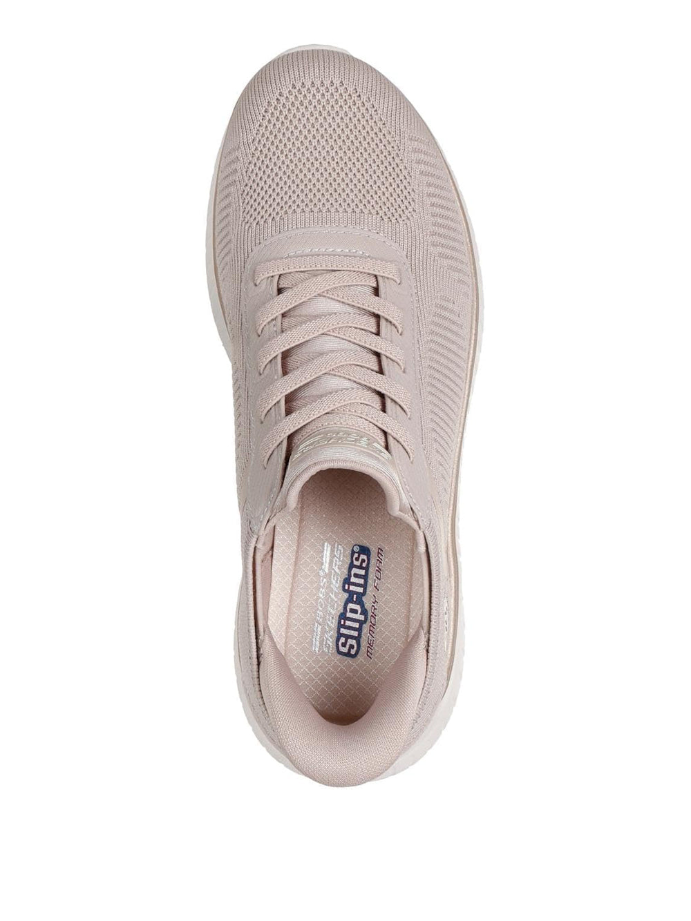 SKECHERS Sneakers slip-in Donna - Beige modello 117497