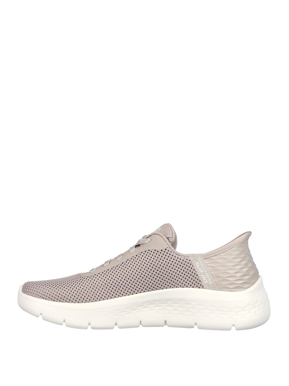 SKECHERS Sneakers slip-in Donna - Beige modello 124836