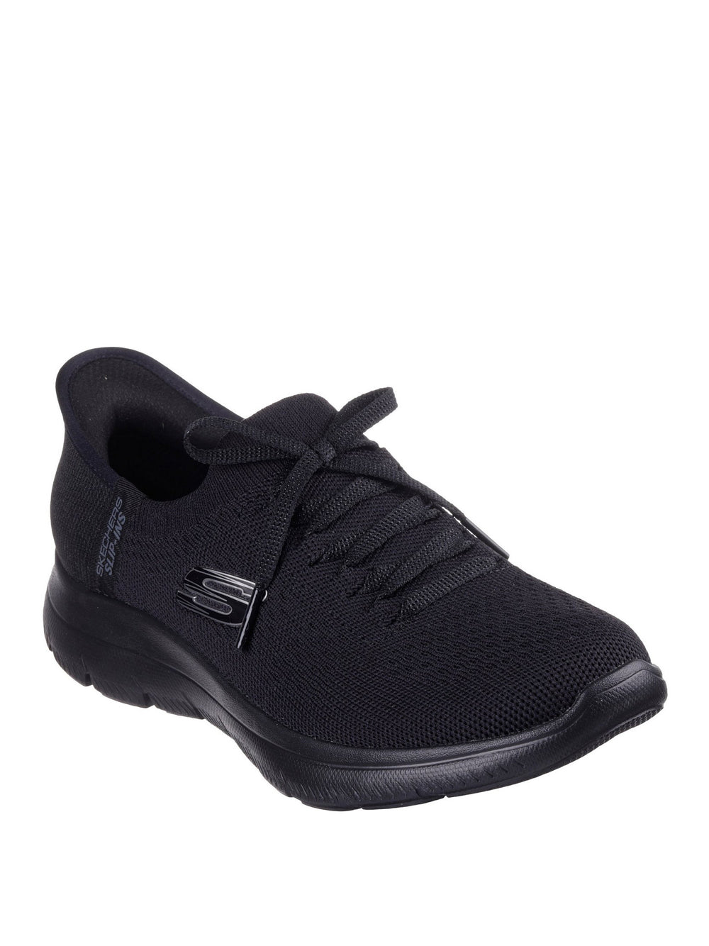 SKECHERS Sneakers slip-in Donna - Nero modello 150263