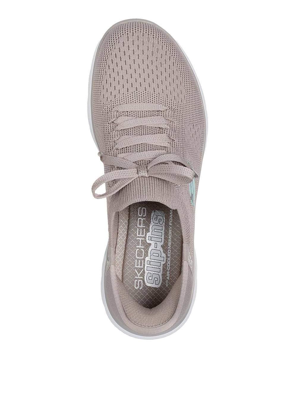 SKECHERS Sneakers slip-in Donna - Beige modello 150263