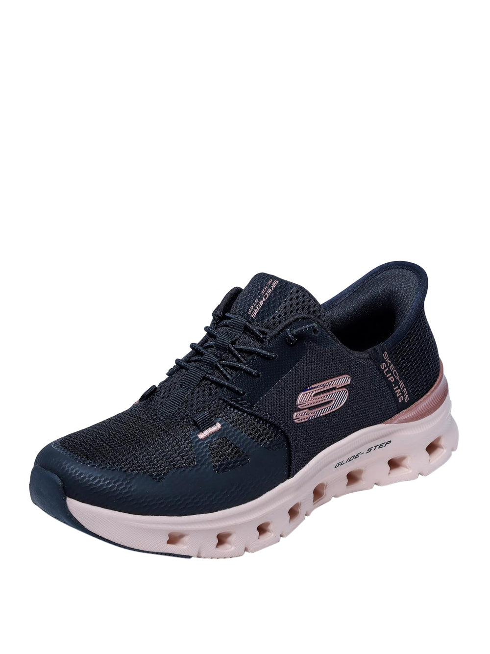 SKECHERS Sneakers slip-in Donna - Nero modello 150438