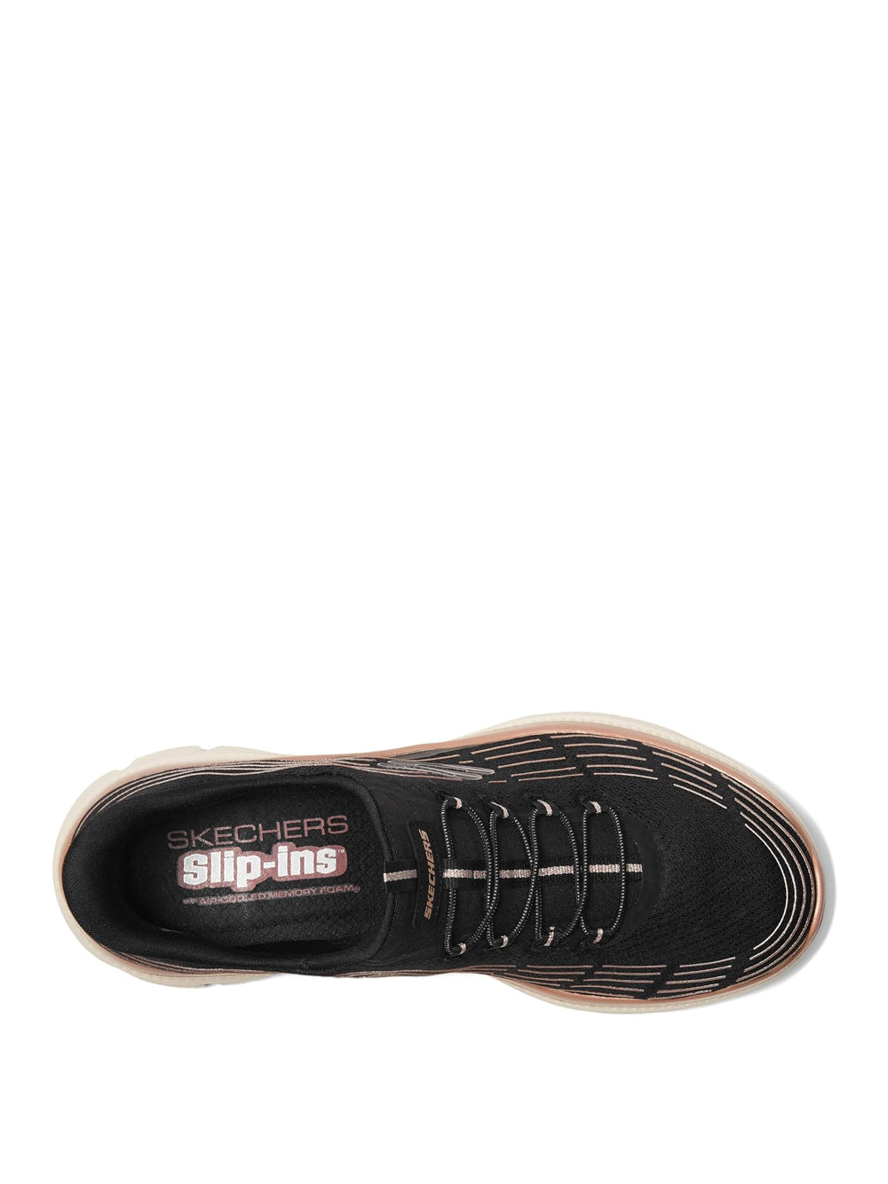 SKECHERS Sneakers slip-in Donna - Nero modello 150611