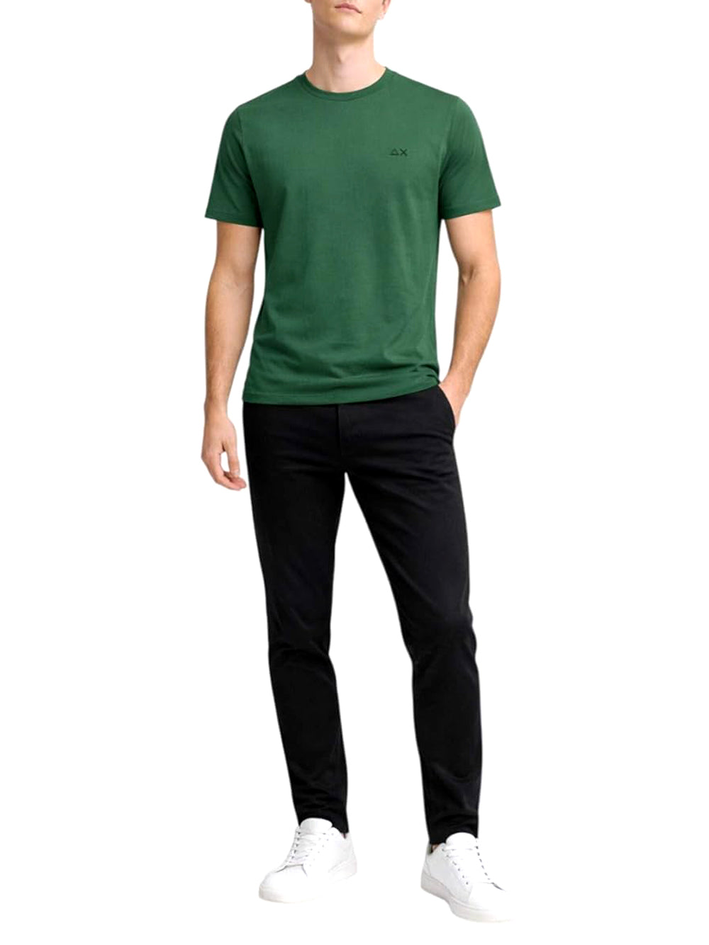 SUN68 T-shirt Uomo - Verde modello T36123