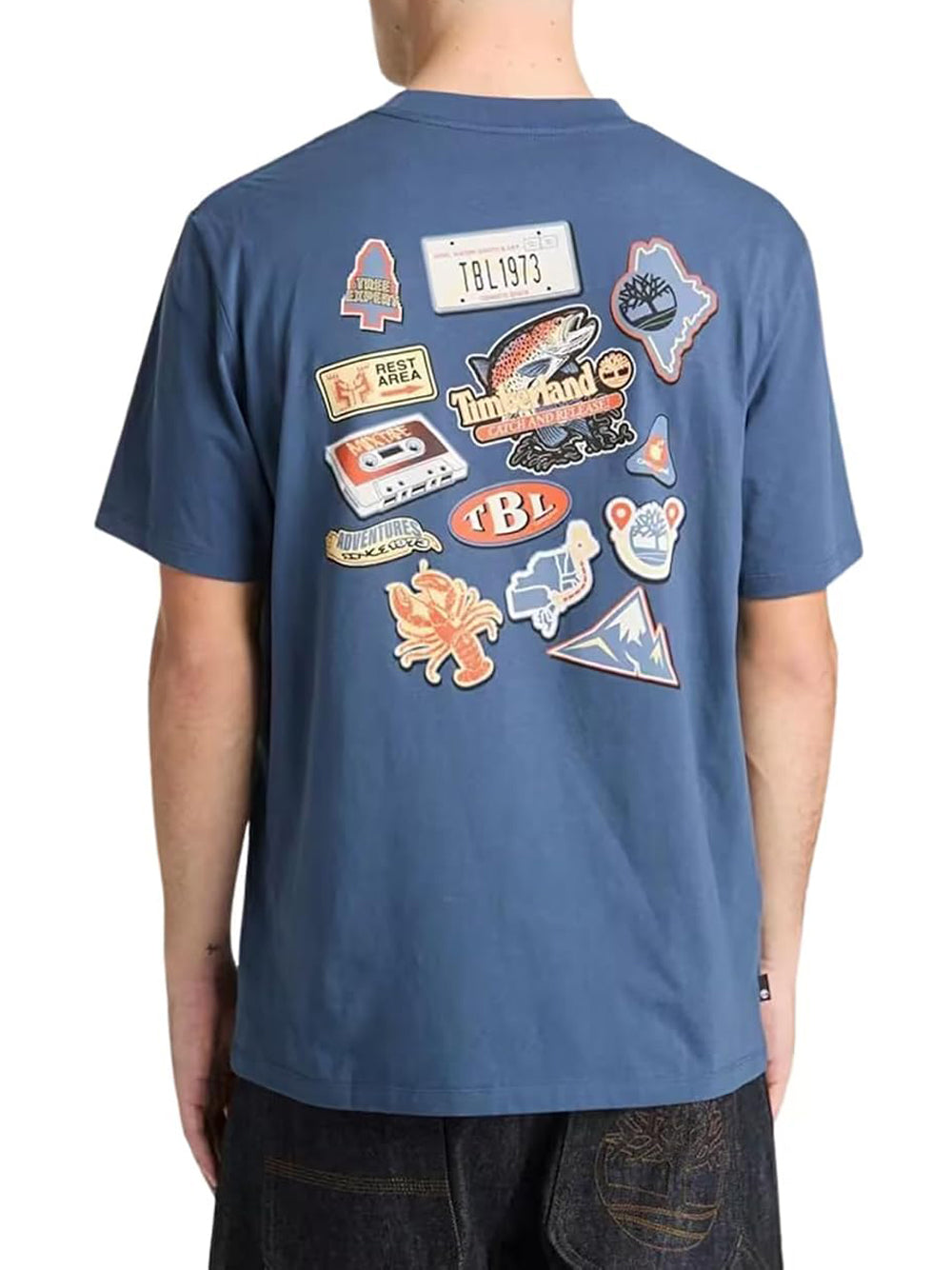 TIMBERLAND T-shirt Uomo - Blu modello TB0A5MNVEYO1