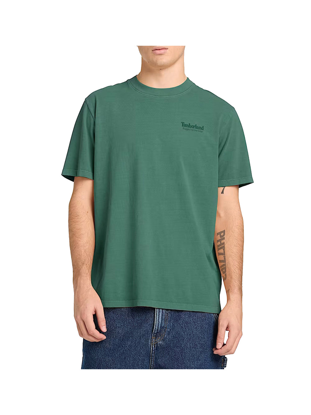 TIMBERLAND T-shirt Uomo - Verde modello TB0A5MU6A6X1