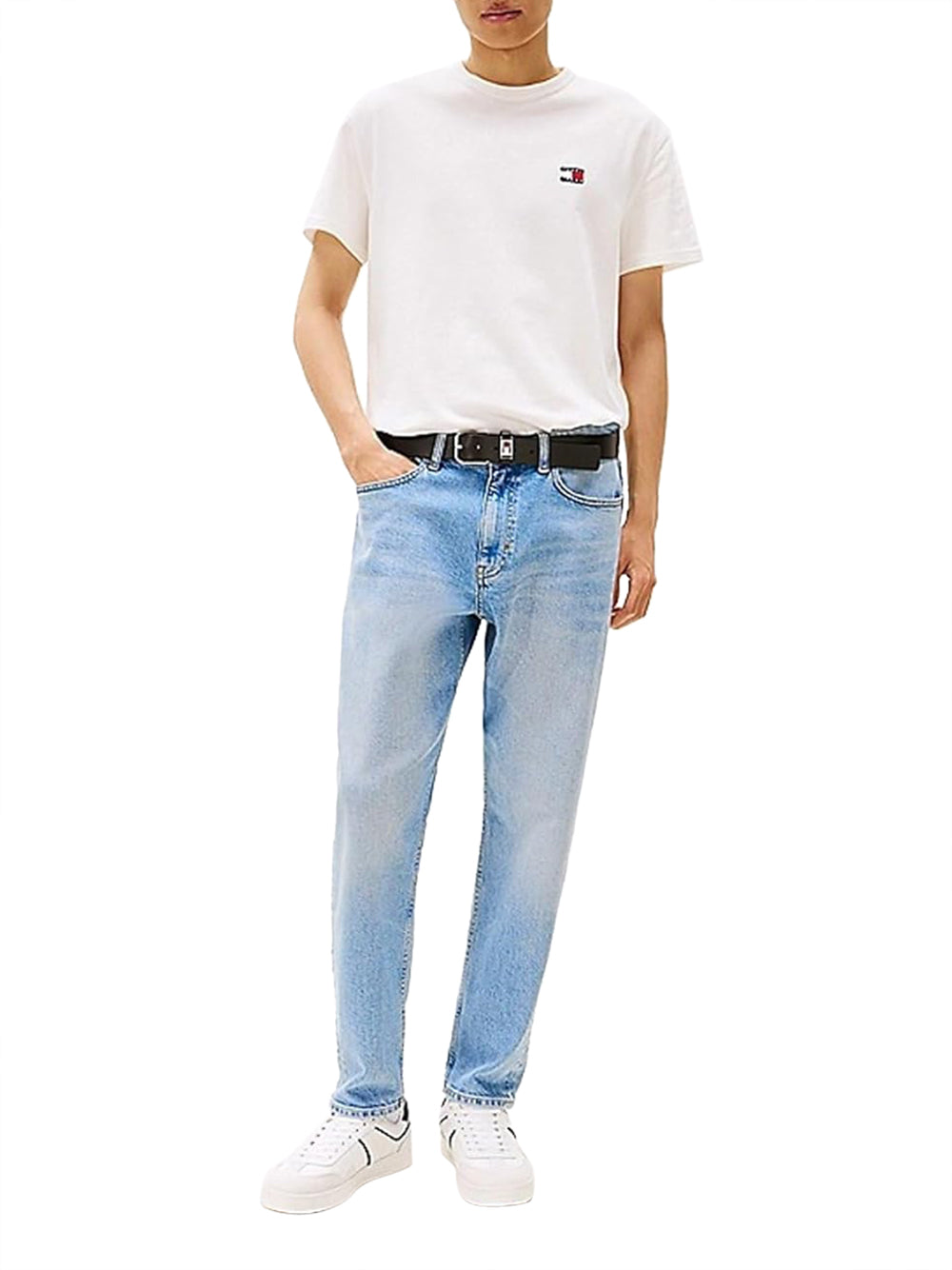 TOMMY HILFIGER T-shirt Uomo - Ecru modello DM0DM20322YBL
