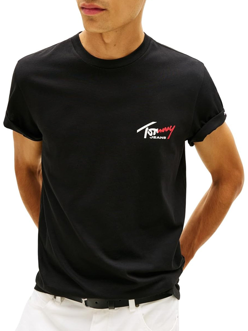 TOMMY HILFIGER T-shirt Uomo - Black modello DM0DM22538BDS