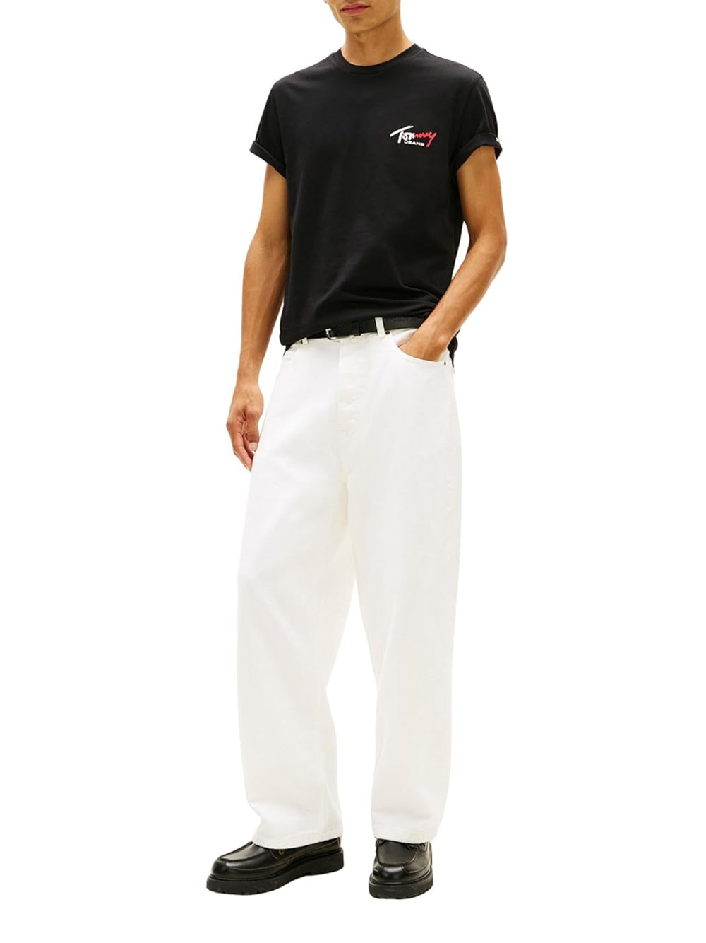 TOMMY HILFIGER T-shirt Uomo - Black modello DM0DM22538BDS